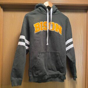 Vintage NDSU‎ Bison Stitched Hoodie Sweatshirt Size Medium